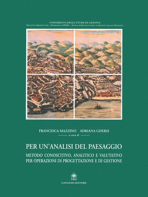 cover image of Per un'analisi del paesaggio